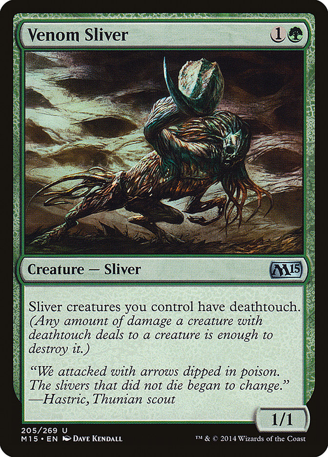 Venom Sliver [Magic 2015] | Good Games Modbury