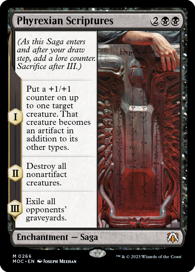 Phyrexian Scriptures [March of the Machine Commander] | Good Games Modbury