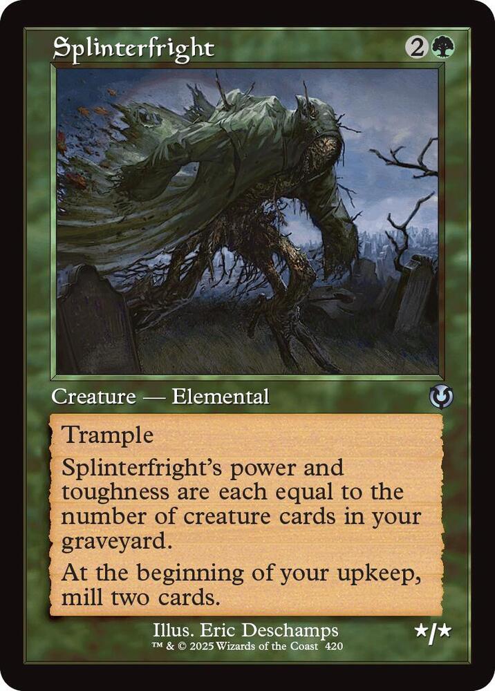 Splinterfright 420/287 (Innistrad Remastered)  - Retro Foil | Good Games Modbury