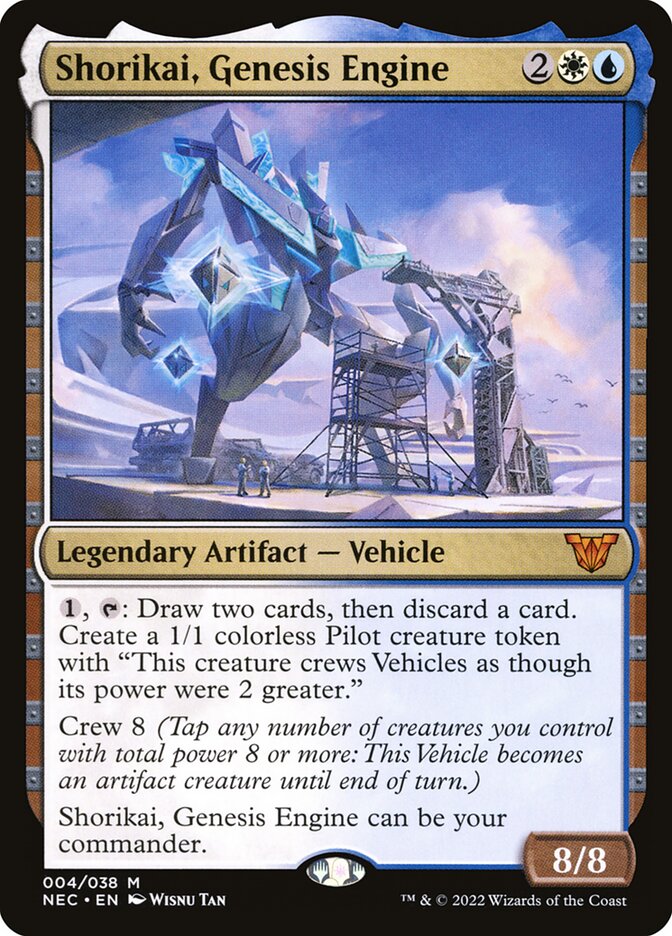Shorikai, Genesis Engine 4 (Commander: Kamigawa: Neon Dynasty)  - Foil | Good Games Modbury