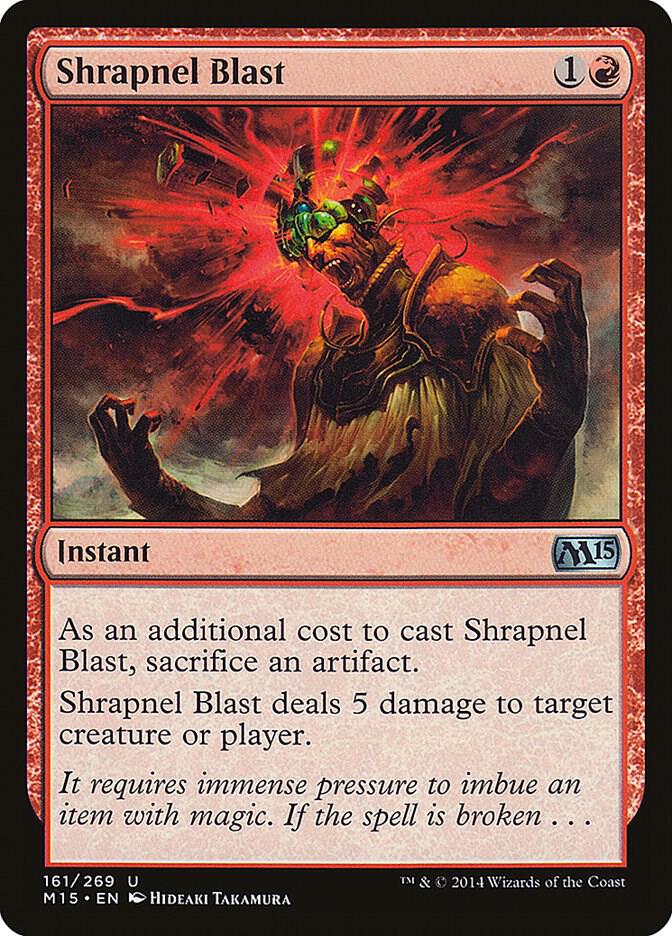 Shrapnel Blast 161/269 (Magic 2015 (M15))  | Good Games Modbury