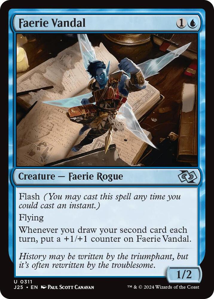 Faerie Vandal 311/779 (Foundations Jumpstart)  | Good Games Modbury