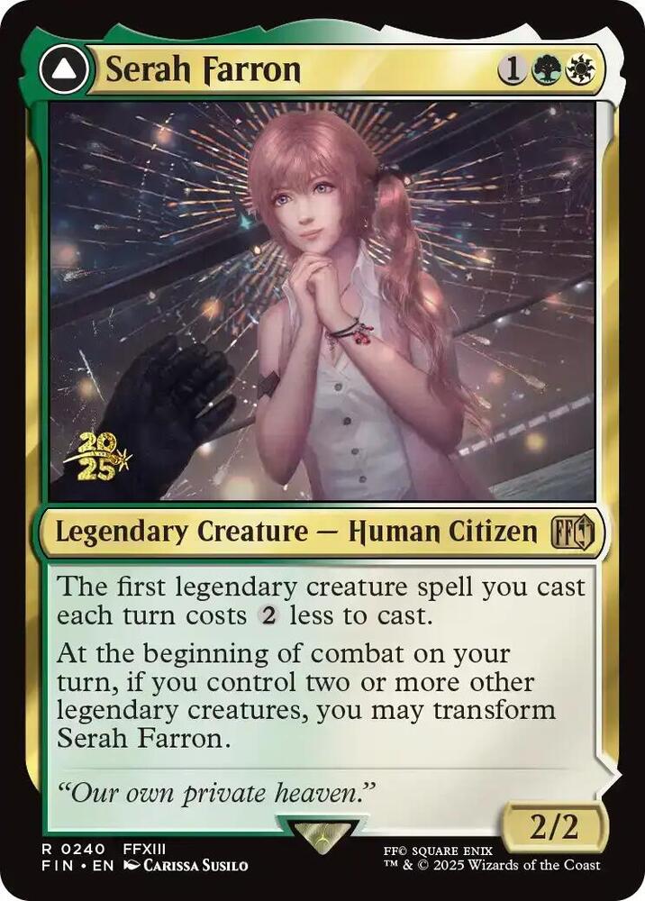 Serah Farron 240s/116 (Prerelease Cards)  - Foil | Good Games Modbury