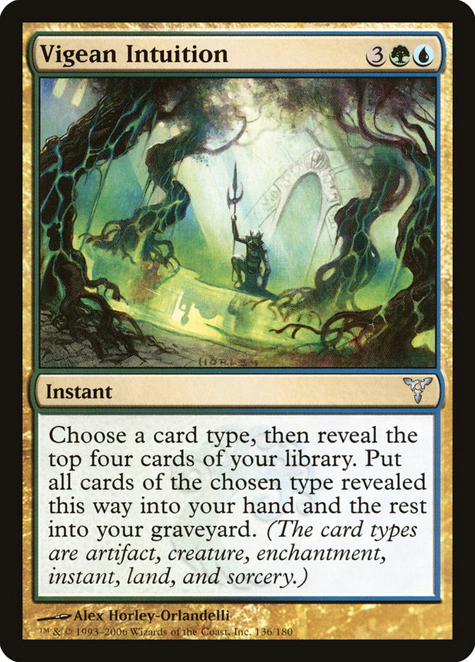 Vigean Intuition 136/180 (Dissension)  - Foil | Good Games Modbury
