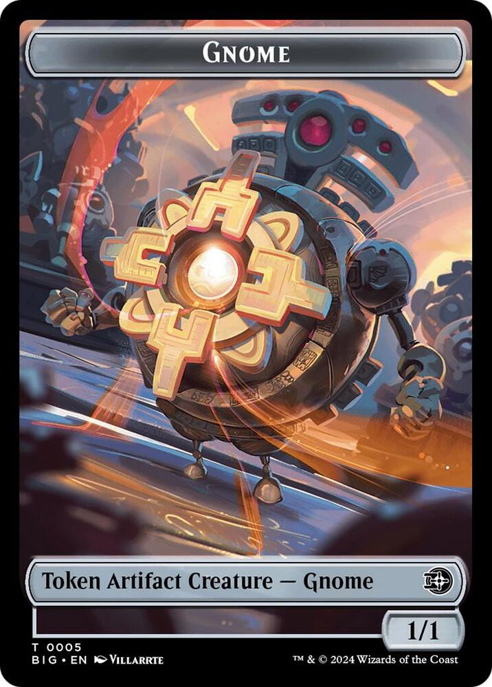 Gnome Plot Double Sided Token 5 // 20 (Outlaws of Thunder Junction: The Big Score)  | Good Games Modbury