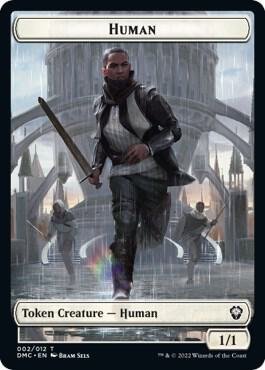 Human Snake Double Sided Token 2 // 11 (Commander: Dominaria United)  | Good Games Modbury