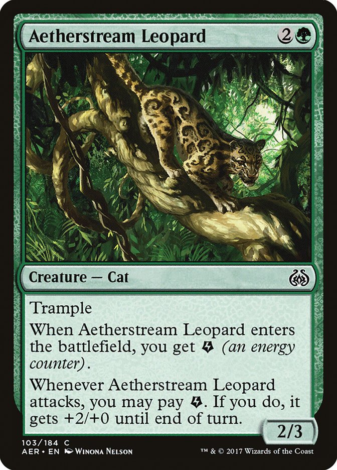 Aetherstream Leopard 103/184 (Aether Revolt)  - Foil | Good Games Modbury