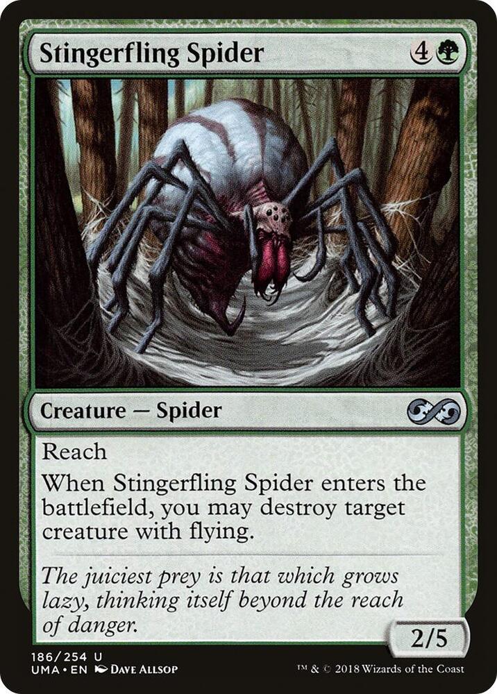 Stingerfling Spider 186/254 (Ultimate Masters)  - Foil | Good Games Modbury