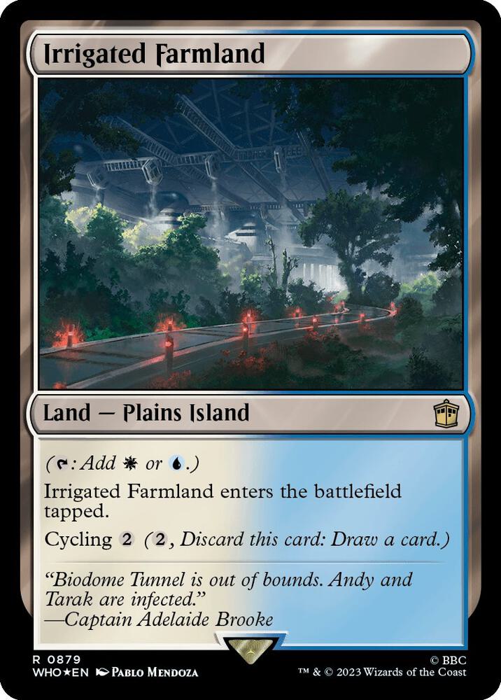 Irrigated Farmland 879/331 (Universes Beyond: Doctor Who)  - Surge Foil | Good Games Modbury