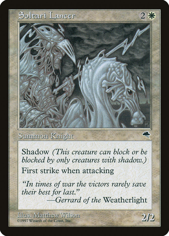 Soltari Lancer [Tempest] | Good Games Modbury