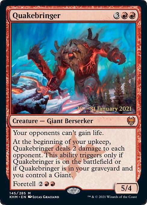 Quakebringer 145s/1 (Prerelease Cards)  - Foil | Good Games Modbury