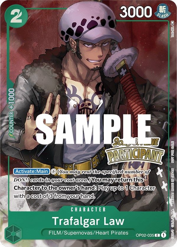 Trafalgar Law (Offline Regional 2023) [Participant] [One Piece Promotion Cards] | Good Games Modbury