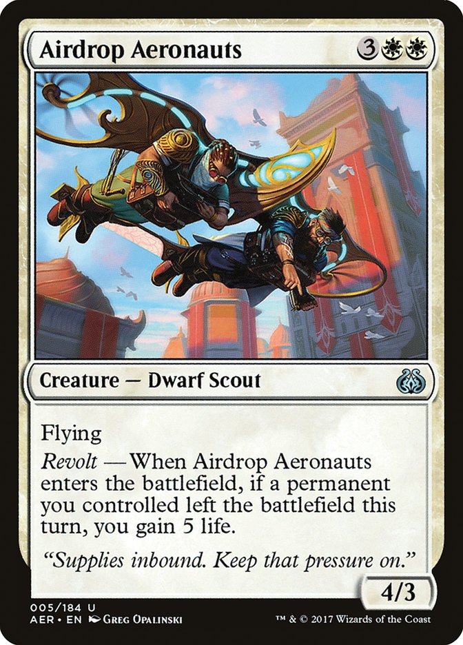 Airdrop Aeronauts 5/184 (Aether Revolt)  - Foil | Good Games Modbury
