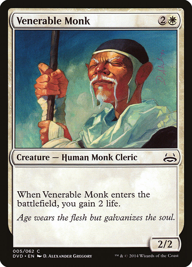 Venerable Monk (Divine vs. Demonic) [Duel Decks Anthology] | Good Games Modbury