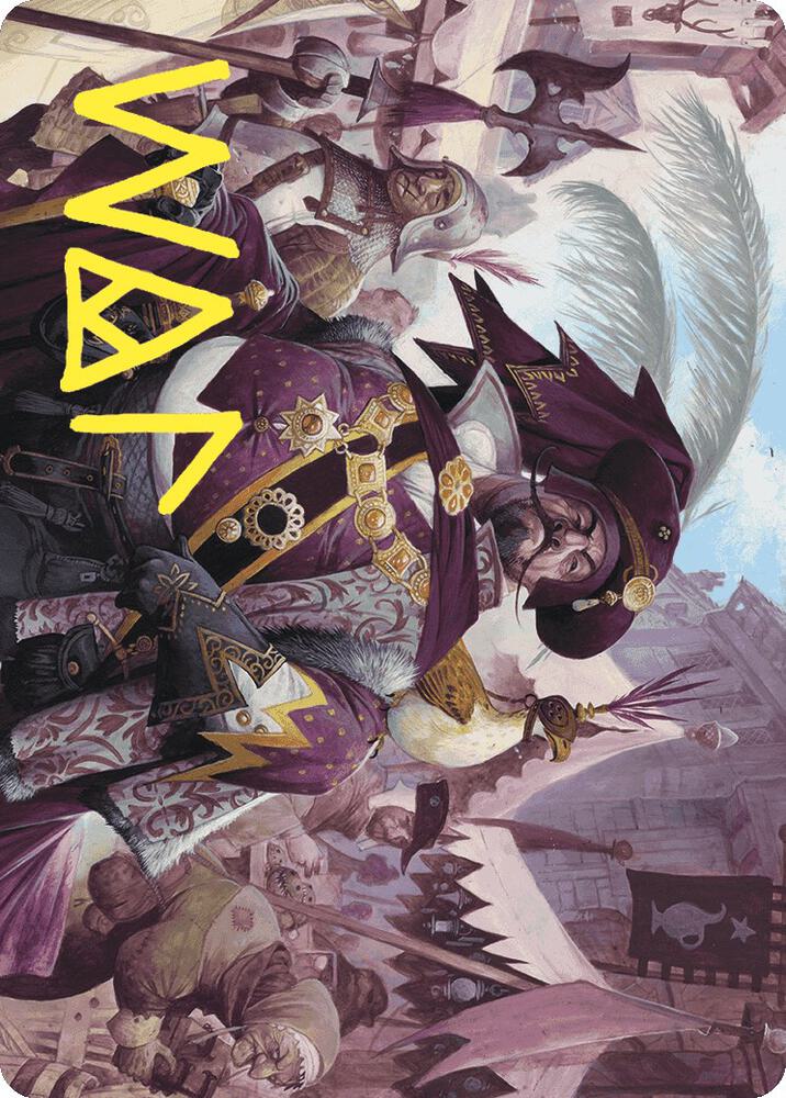 Discerning Financier Art Card Gold Stamped Signature 2 (Art Series: Wilds of Eldraine)  | Good Games Modbury