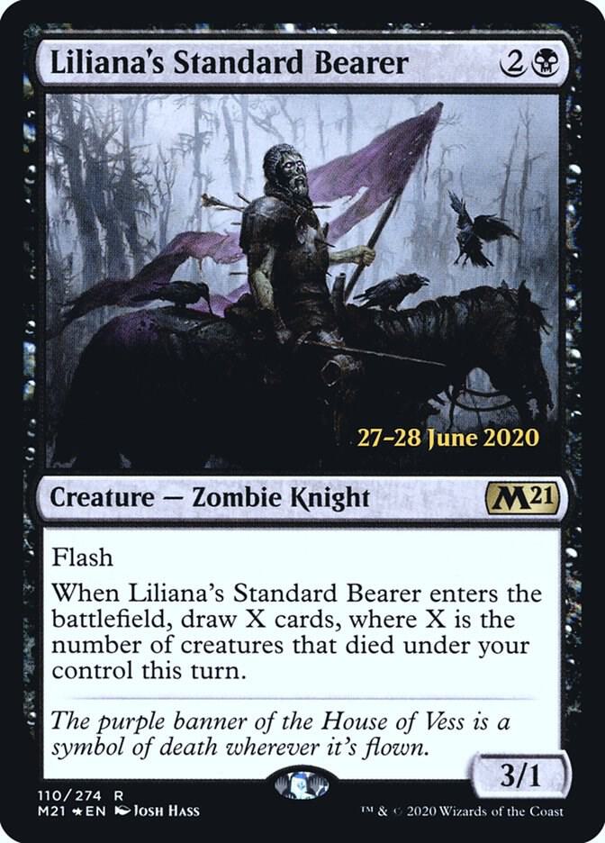 Lilianas Standard Bearer 110s/137 (Prerelease Cards)  - Foil | Good Games Modbury