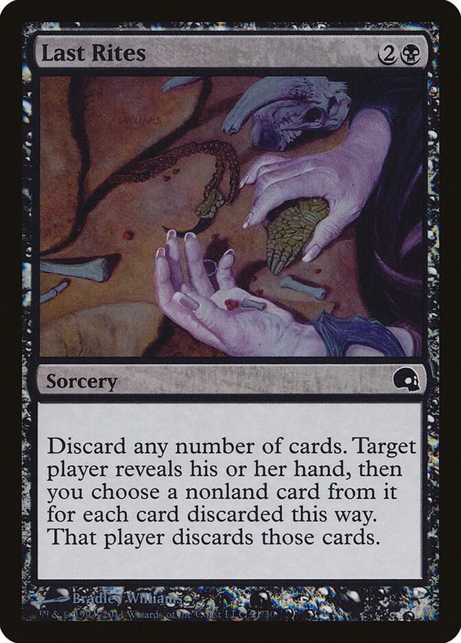 Last Rites 21/50 (Premium Deck Series: Graveborn)  - Foil | Good Games Modbury