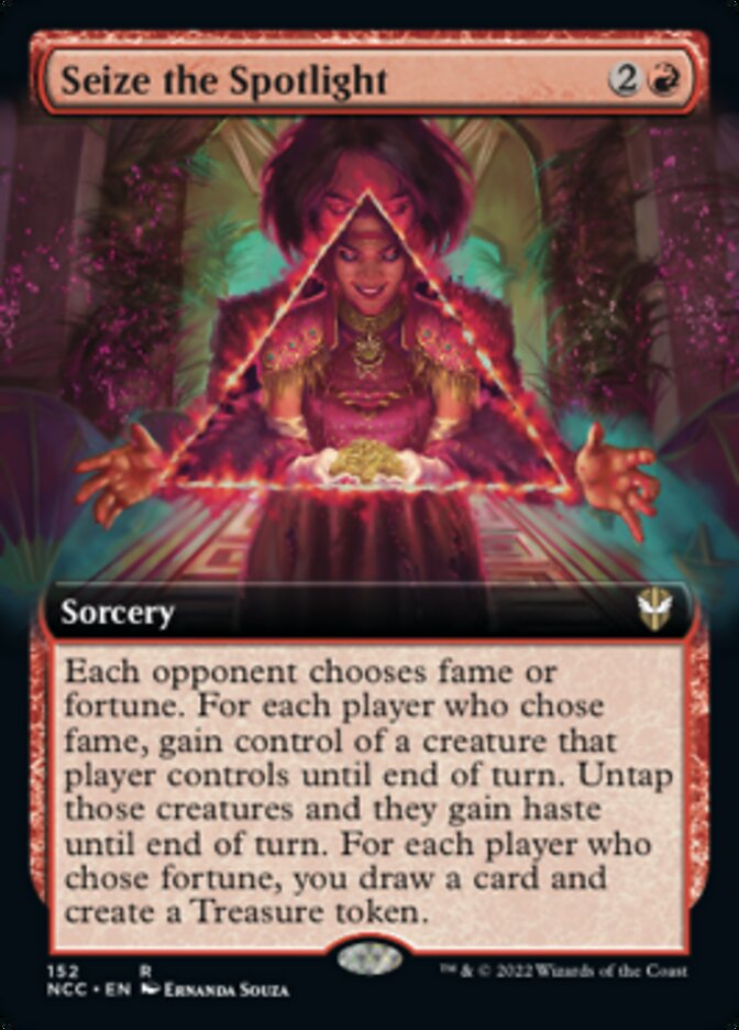 Seize the Spotlight (Extended Art) [Streets of New Capenna Commander] | Good Games Modbury
