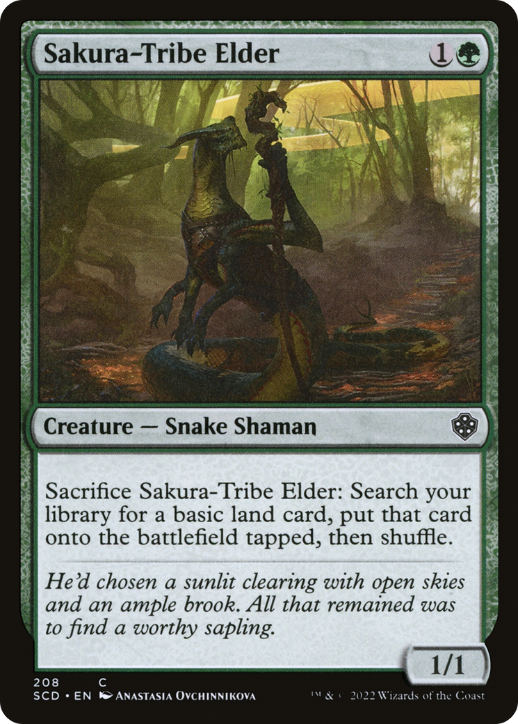 Sakura-Tribe Elder [Starter Commander Decks] | Good Games Modbury