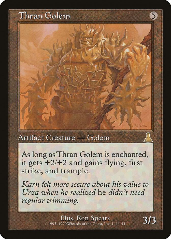 Thran Golem 141/143 (Urza's Destiny)  - Foil | Good Games Modbury