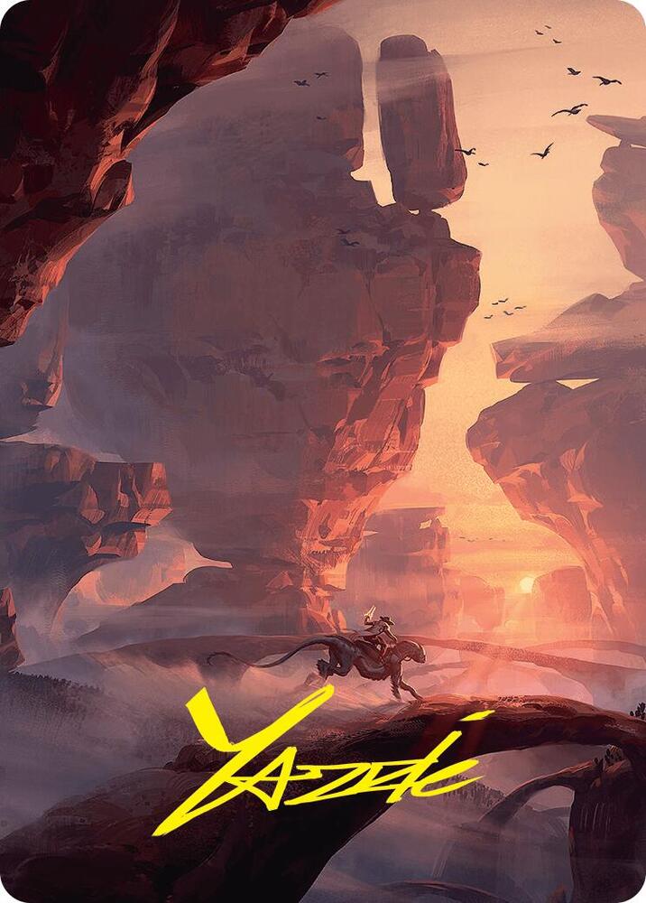 Mountain Art Card 24 54 Gold Stamped Signature 24 (Art Series: Foundations)  | Good Games Modbury