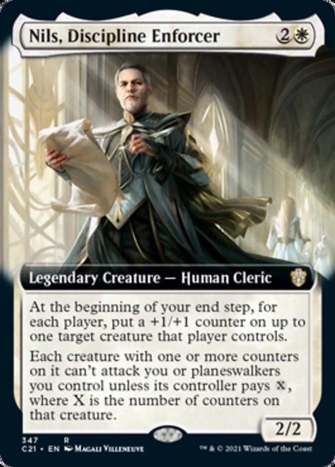 Nils, Discipline Enforcer (Extended Art) [Commander 2021] | Good Games Modbury