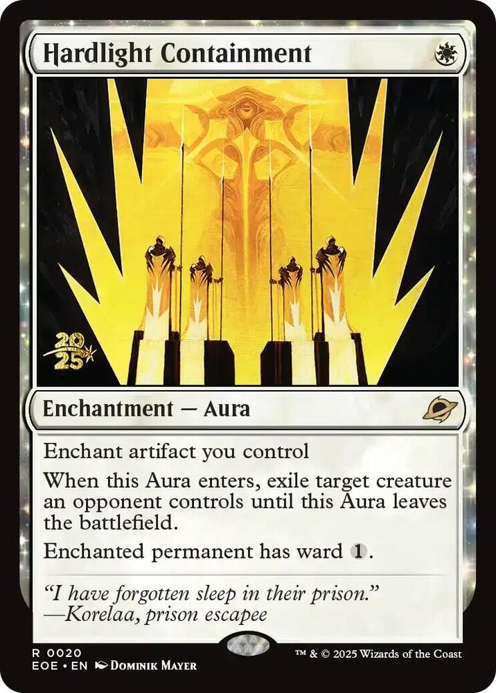 Hardlight Containment 20s/160 (Prerelease Cards)  - Foil | Good Games Modbury