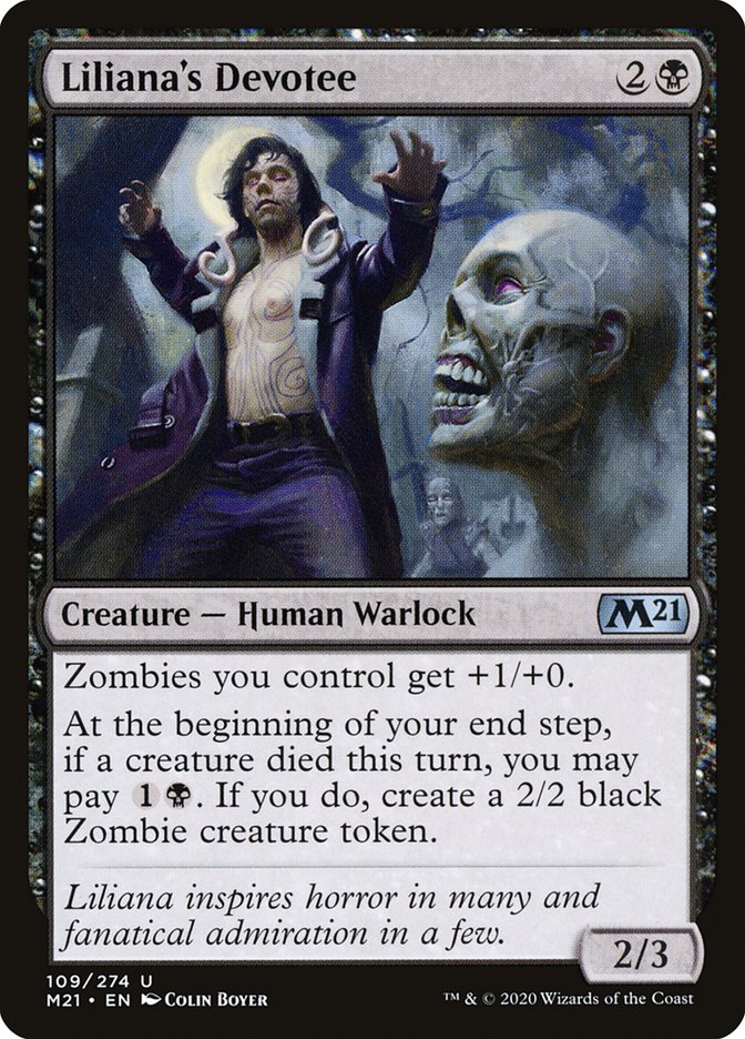 Liliana's Devotee [Core Set 2021] | Good Games Modbury