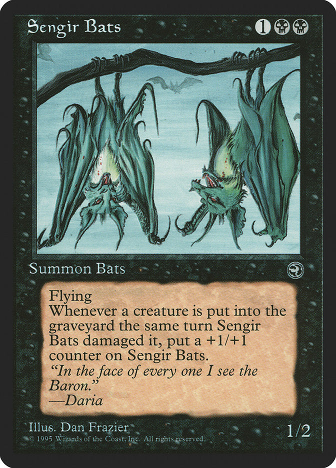Sengir Bats (Daria Flavor Text) [Homelands] | Good Games Modbury