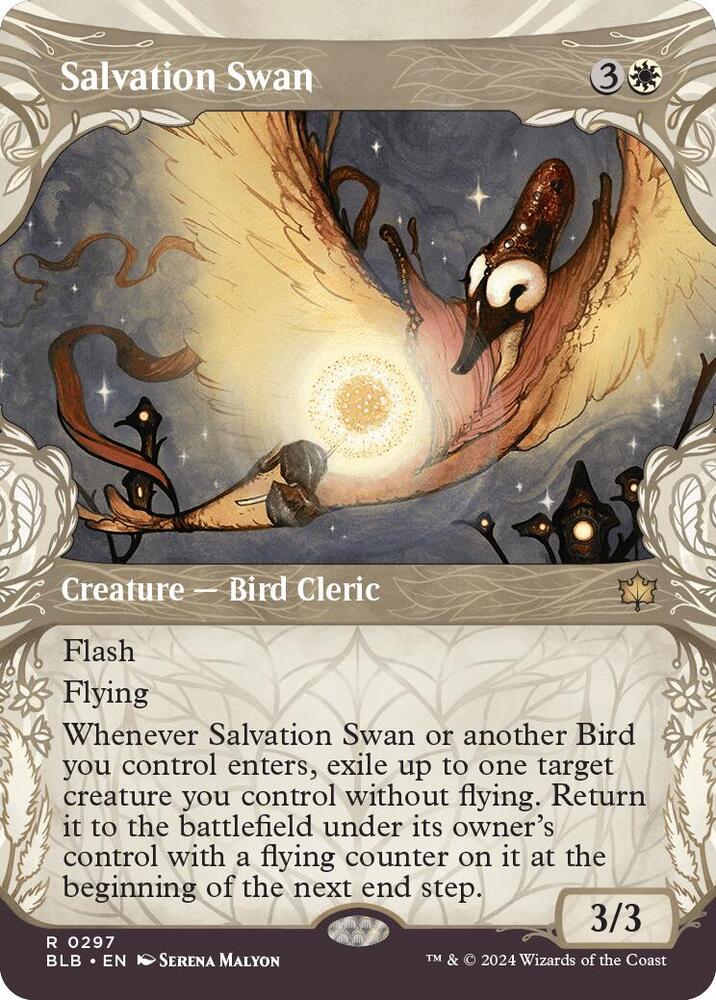 Salvation Swan 297 (Bloomburrow)  - Showcase Foil | Good Games Modbury