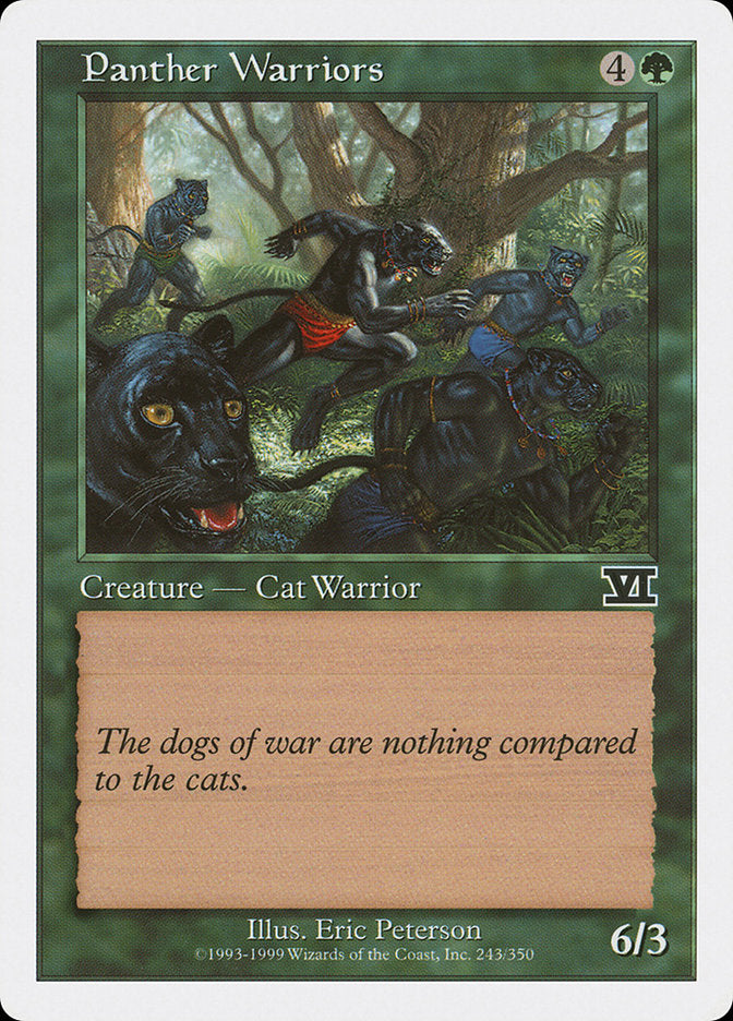 Panther Warriors 243/350 (Classic Sixth Edition)  | Good Games Modbury
