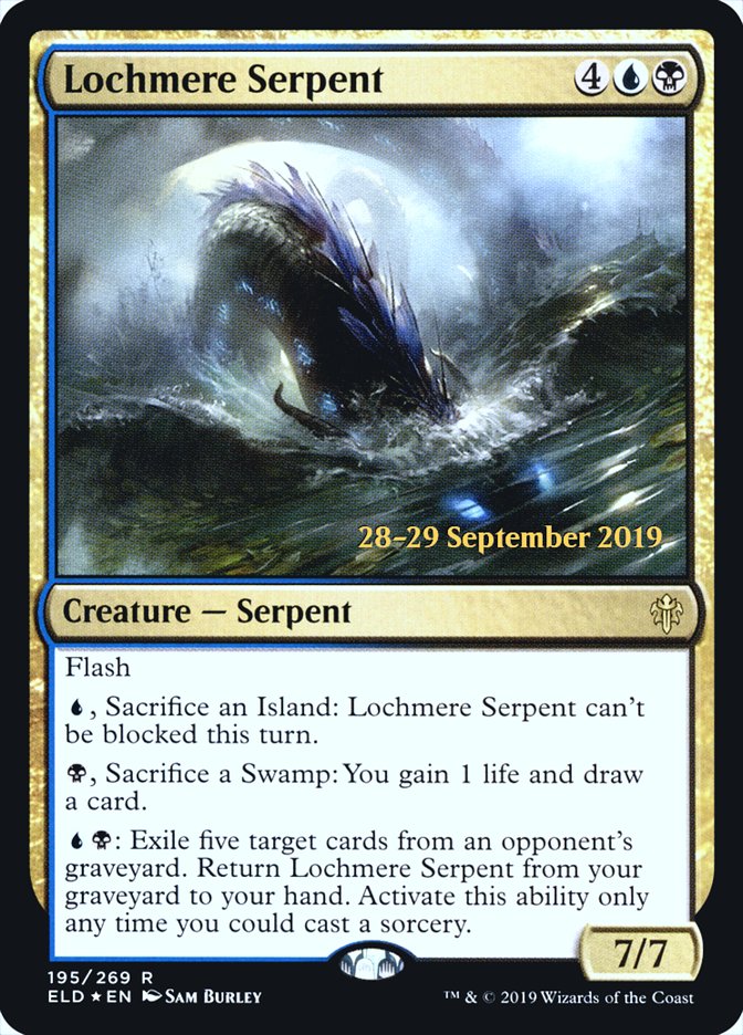 Lochmere Serpent [Throne of Eldraine Prerelease Promos] | Good Games Modbury