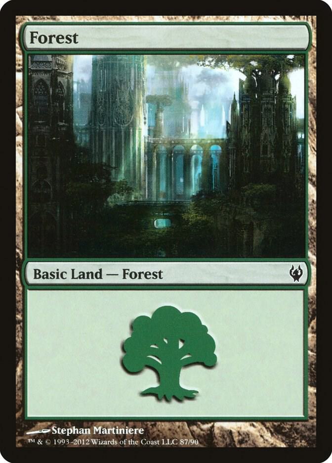 Forest 87 87/90 (Duel Decks: Izzet vs. Golgari)  | Good Games Modbury