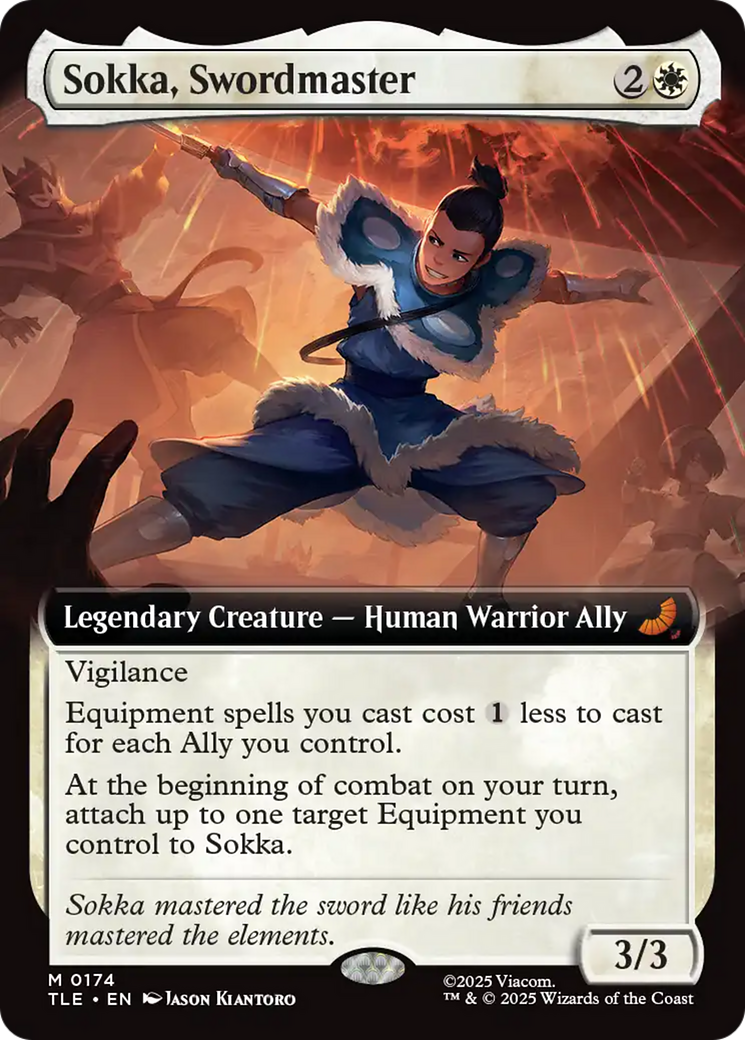 Sokka, Swordmaster (Extended Art) [Avatar: The Last Airbender: Eternal-Legal] | Good Games Modbury