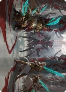 Goldwardens Gambit Art Card 29 (Art Series: Phyrexia: All Will Be One)  | Good Games Modbury