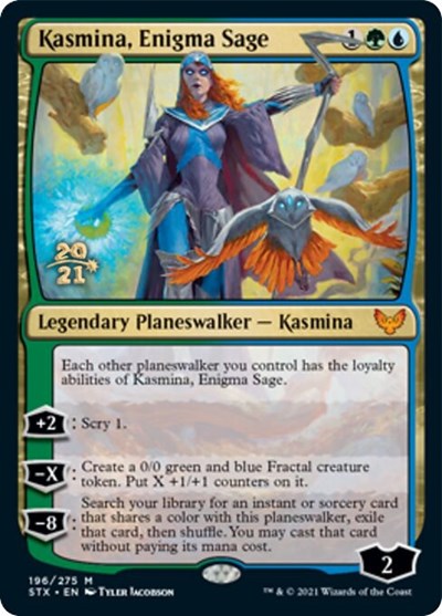 Kasmina, Enigma Sage [Strixhaven: School of Mages Prerelease Promos] | Good Games Modbury