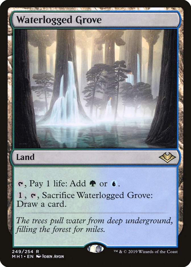 Waterlogged Grove 249 (Modern Horizons)  | Good Games Modbury