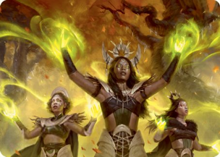 Dawnhart Wardens Art Card [Innistrad: Midnight Hunt Art Series] | Good Games Modbury