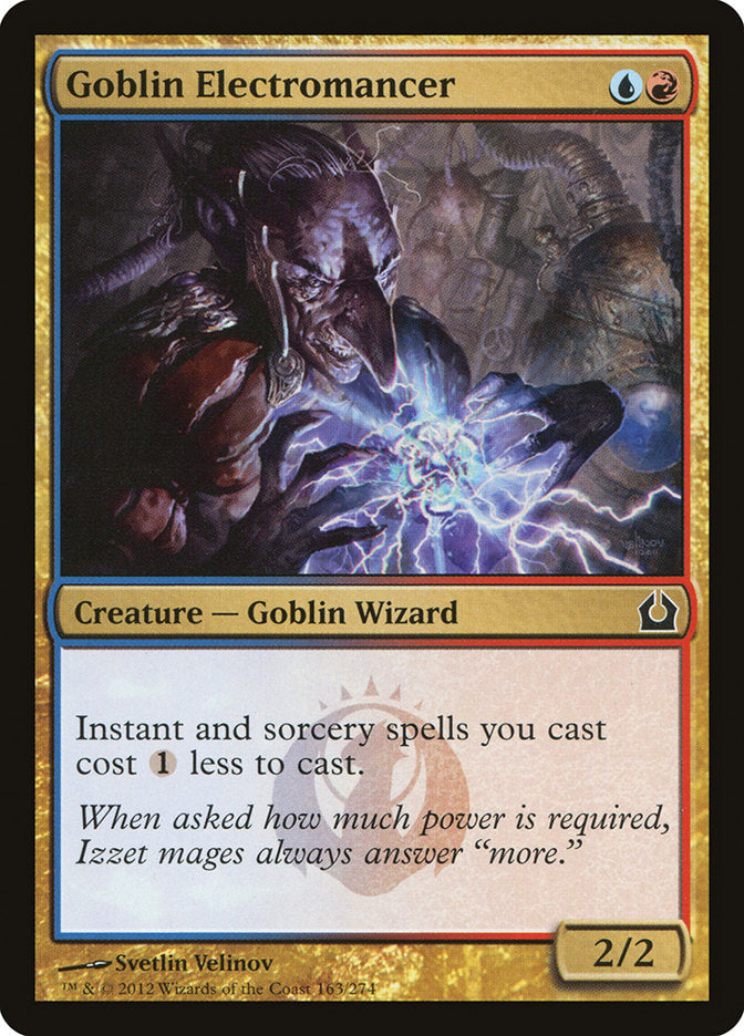 Goblin Electromancer [Return to Ravnica] | Good Games Modbury