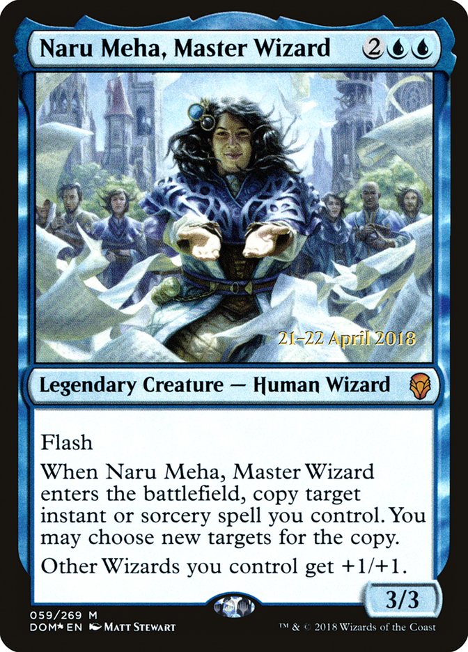 Naru Meha, Master Wizard [Dominaria Prerelease Promos] | Good Games Modbury