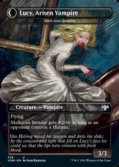 Innocent Traveler // Malicious Invader - Lucy Westenra // Lucy, Arisen Vampire [Innistrad: Crimson Vow] | Good Games Modbury