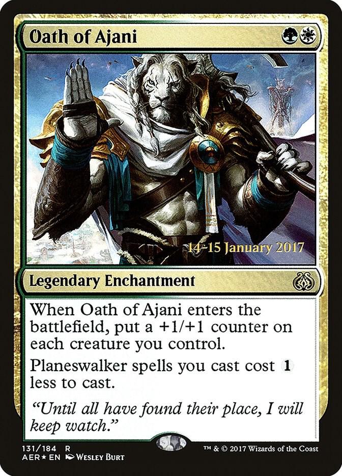Oath of Ajani 131s/65 (Prerelease Cards)  - Foil | Good Games Modbury