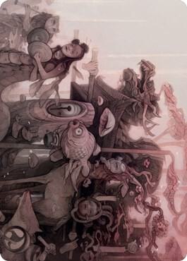 March of Burgeoning Life Art Card 29 (Art Series: Kamigawa: Neon Dynasty)  | Good Games Modbury