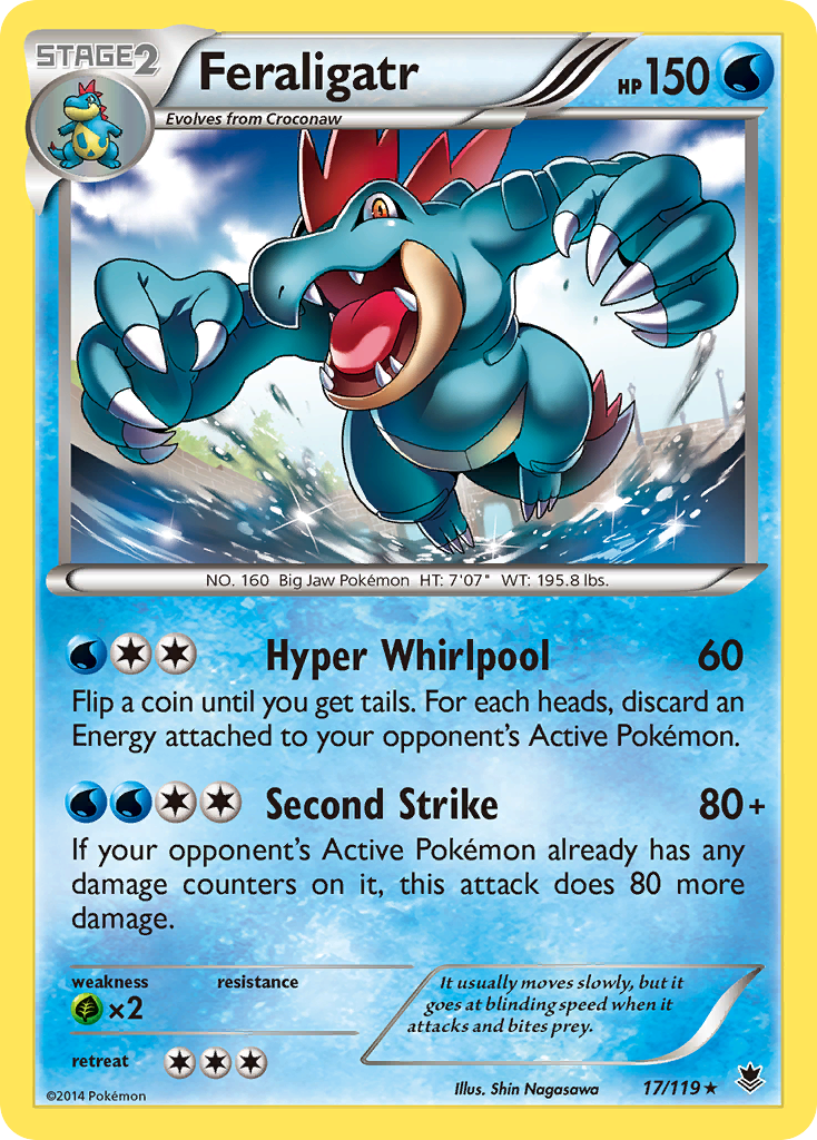 Feraligatr (17/119) [XY: Phantom Forces] | Good Games Modbury