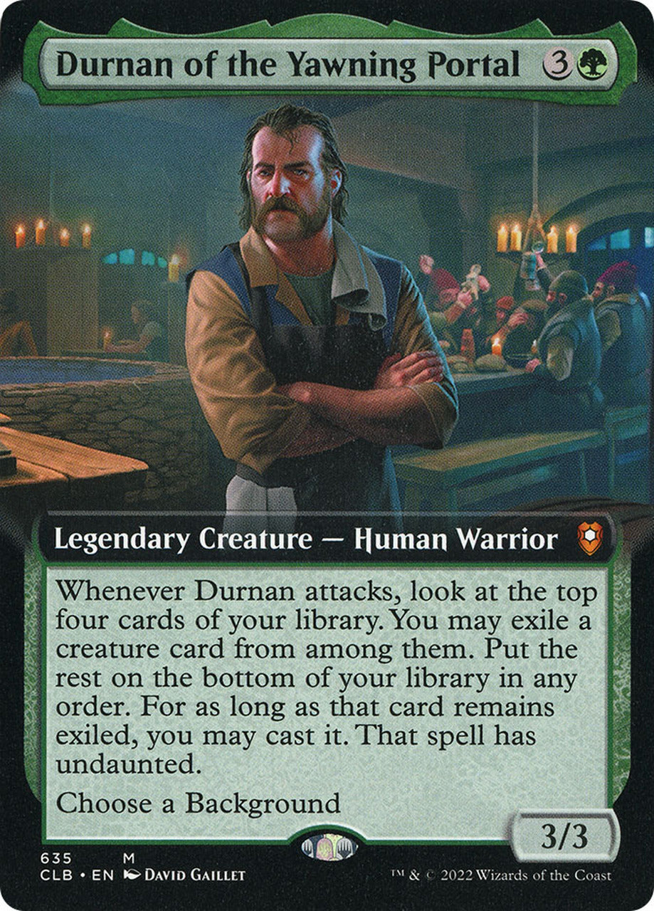 Durnan of the Yawning Portal (Extended Art) [Commander Legends: Battle for Baldur's Gate] | Good Games Modbury