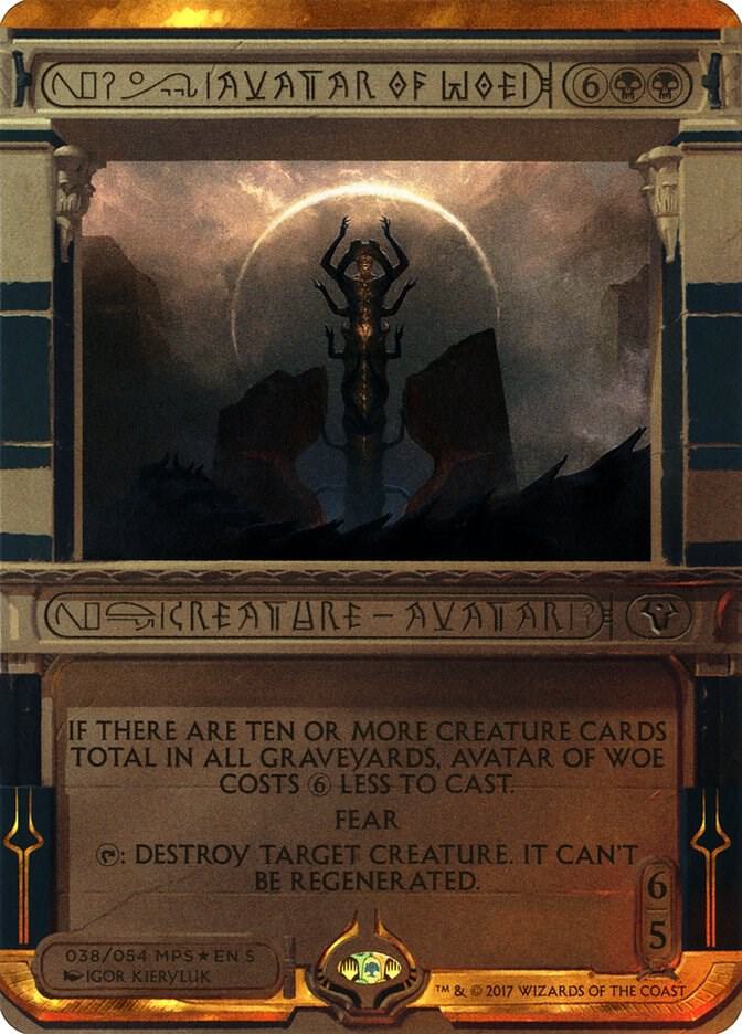 Avatar of Woe 38/54 (Masterpiece Series: Amonkhet Invocations)  - Foil | Good Games Modbury
