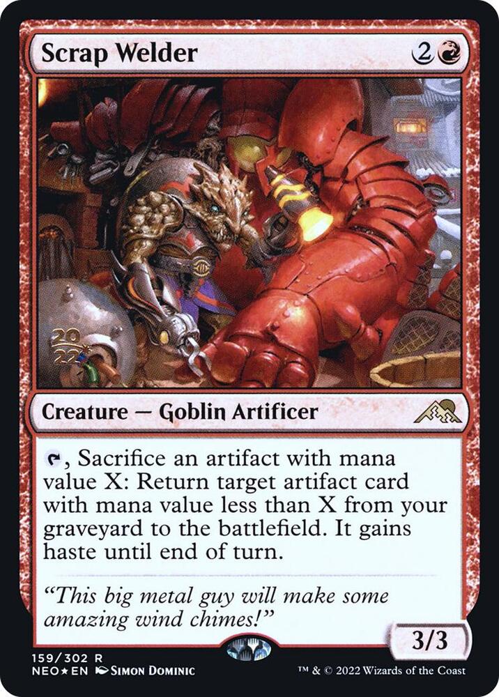 Scrap Welder 159s/157 (Prerelease Cards)  - Foil | Good Games Modbury