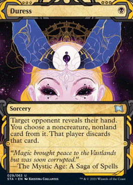 Duress (Foil Etched) [Strixhaven: School of Mages Mystical Archive] | Good Games Modbury