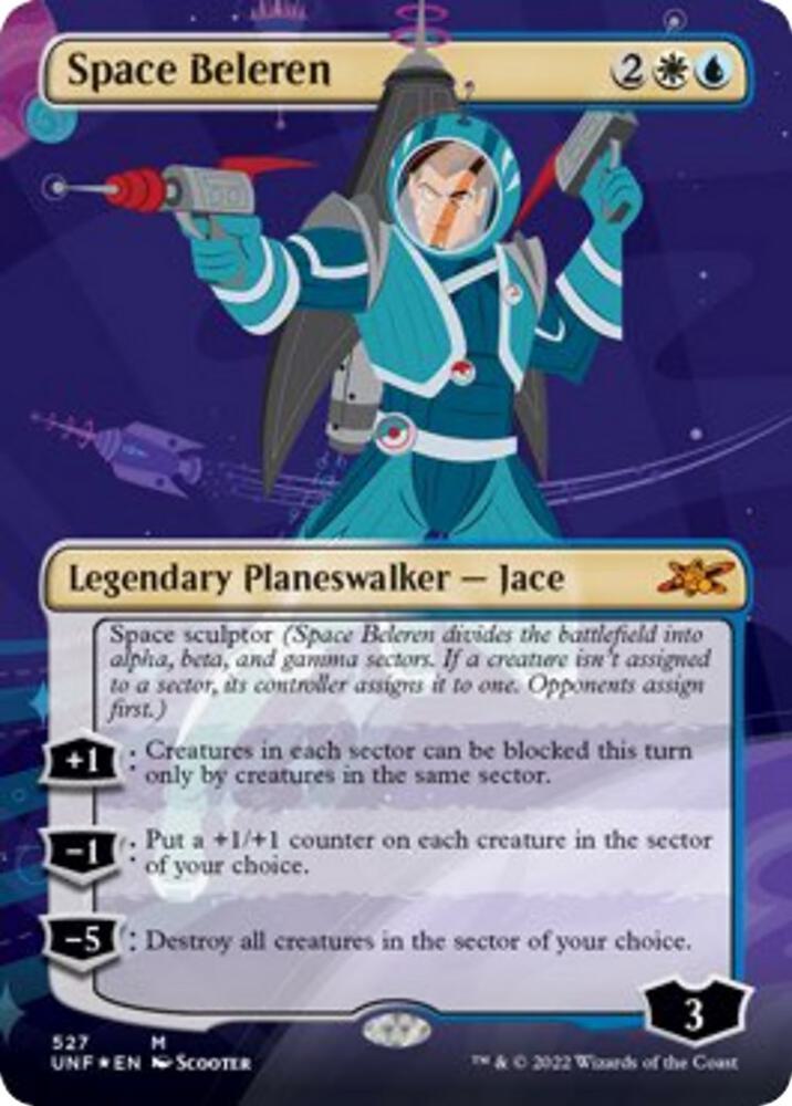 Space Beleren Borderless Galaxy Foil 527/244 (Unfinity)  - Foil | Good Games Modbury