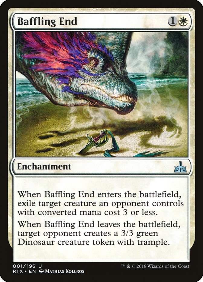 Baffling End 1/196 (Rivals of Ixalan)  | Good Games Modbury